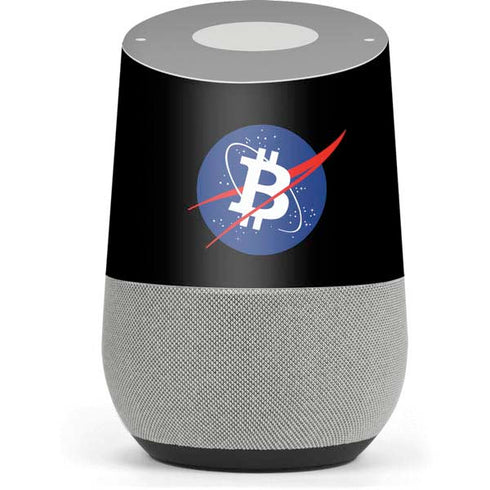 Bitcoin Logo Google Home Skin
